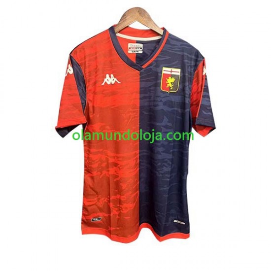 Camisola Genoa Homem Equipamento Primeiro 2023-2024 Manga Curta
